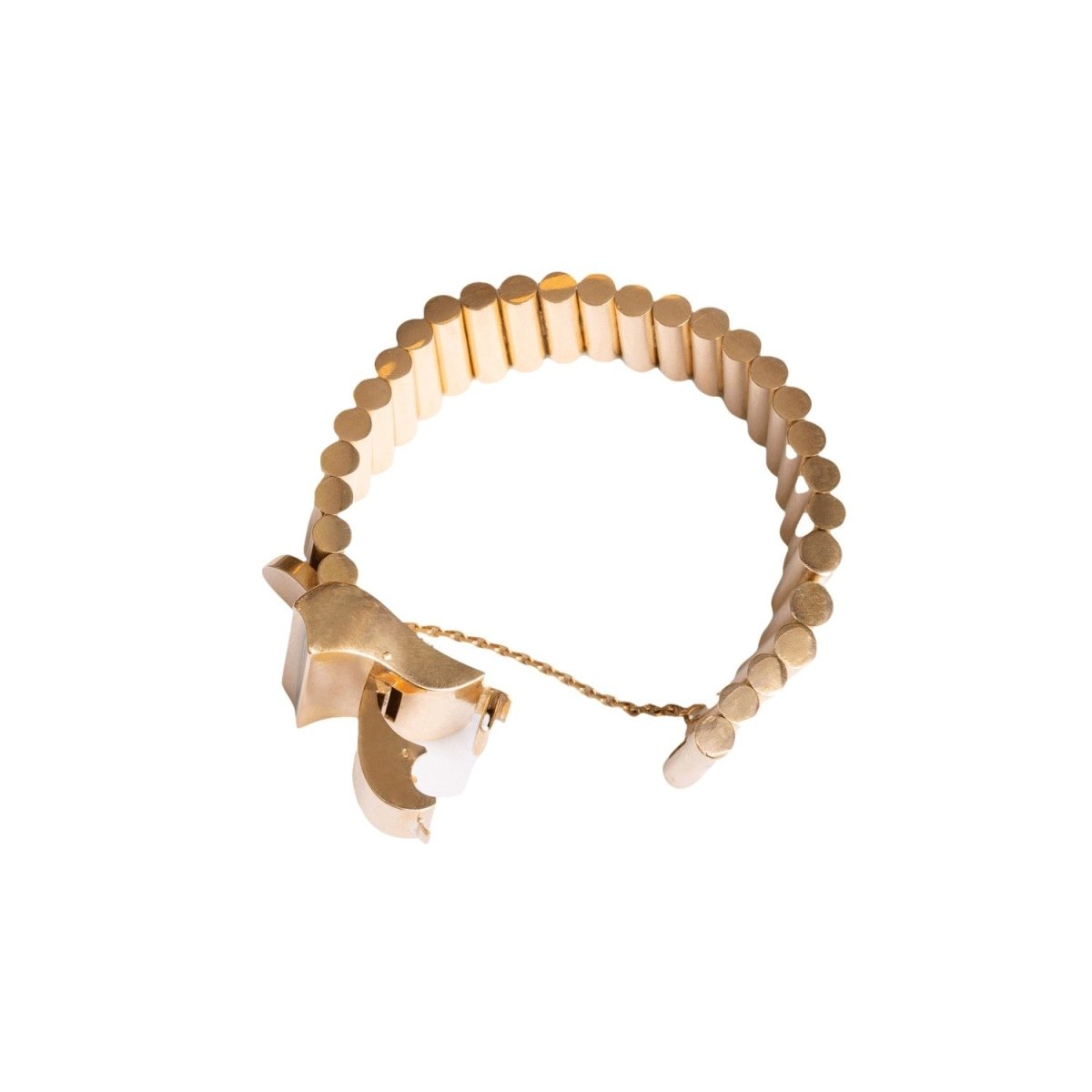 Bracelet Tank en or jaune - Castafiore