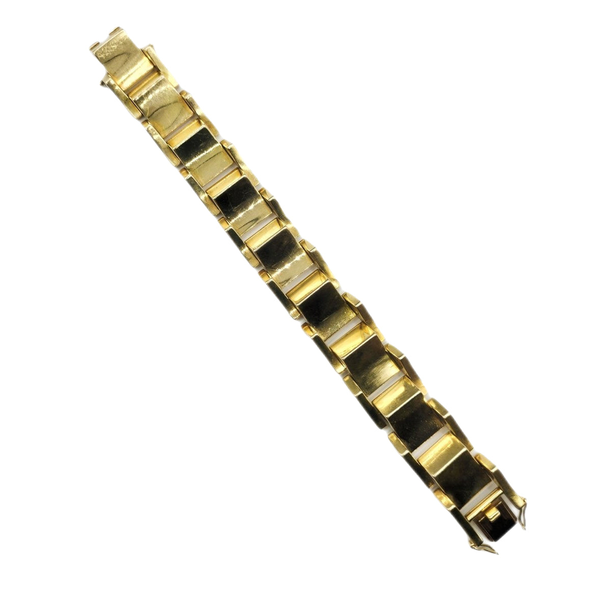 Bracelet Tank en or jaune - Castafiore