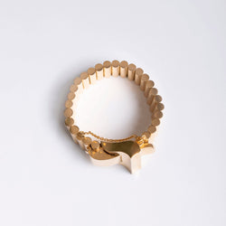 Bracelet Tank en or jaune - Castafiore