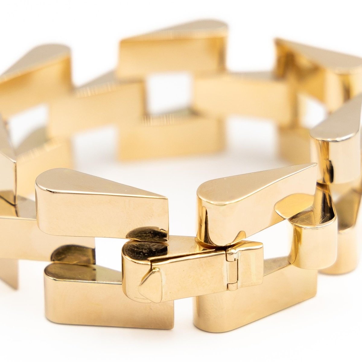 Bracelet Tank Or jaune - Castafiore