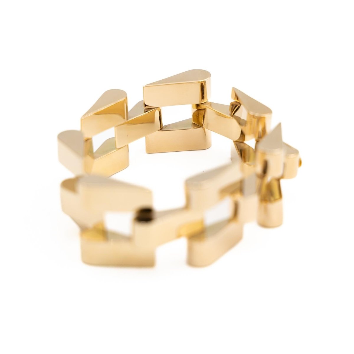 Bracelet Tank Or jaune - Castafiore