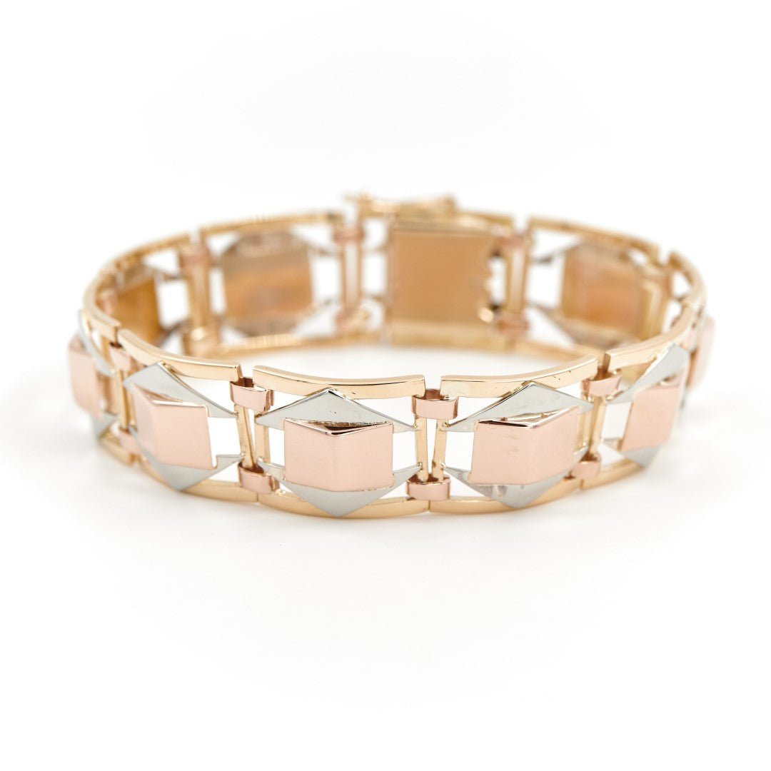 Bracelet Tank Or jaune - Castafiore