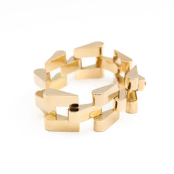 Bracelet Tank Or jaune - Castafiore