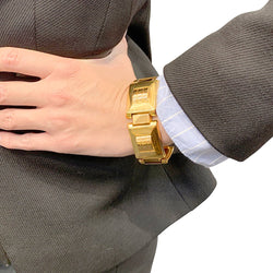 Bracelet "Tank" or rose et jaune - Castafiore