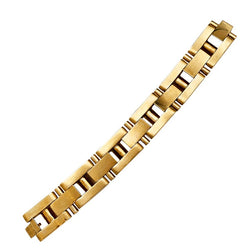 Bracelet "Tank"en or rose - Castafiore