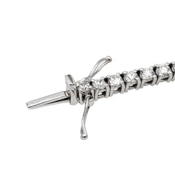 Bracelet Tennis Or blanc Diamant - Castafiore