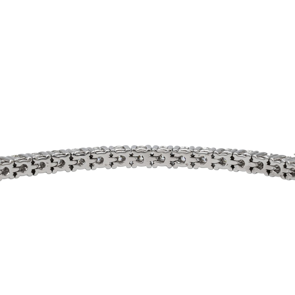 Bracelet Tennis Or blanc Diamant - Castafiore