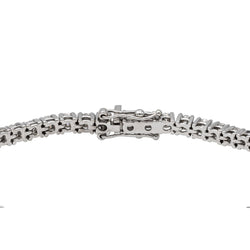 Bracelet Tennis Or blanc Diamant - Castafiore