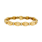 Bracelet VAN CLEEF & ARPELS, "Drapé", or jaune, diamants - Castafiore