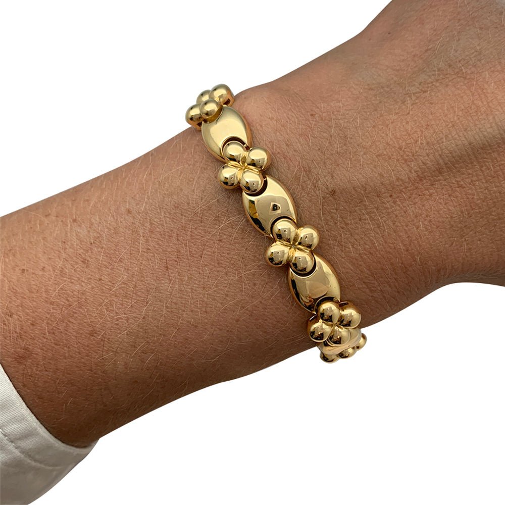 Bracelet Van Cleef & Arpels trèfle en or jaune - Castafiore