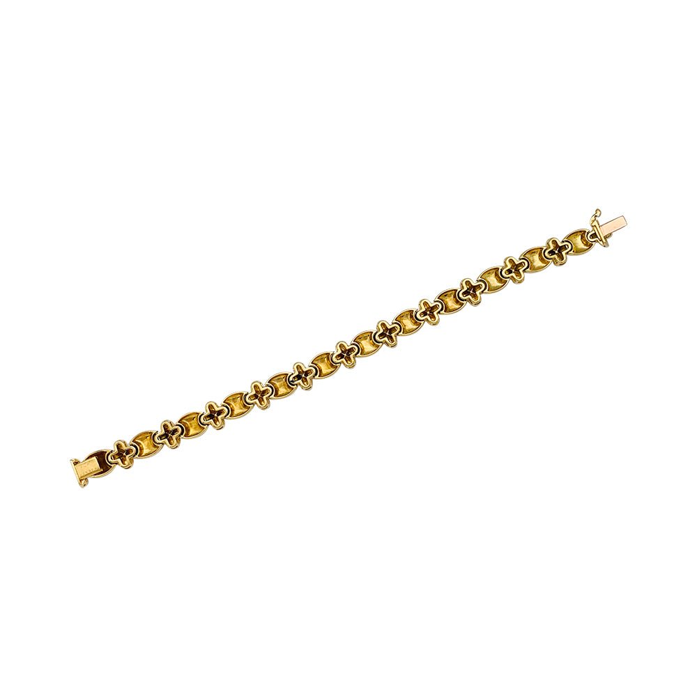 Bracelet Van Cleef & Arpels trèfle en or jaune - Castafiore