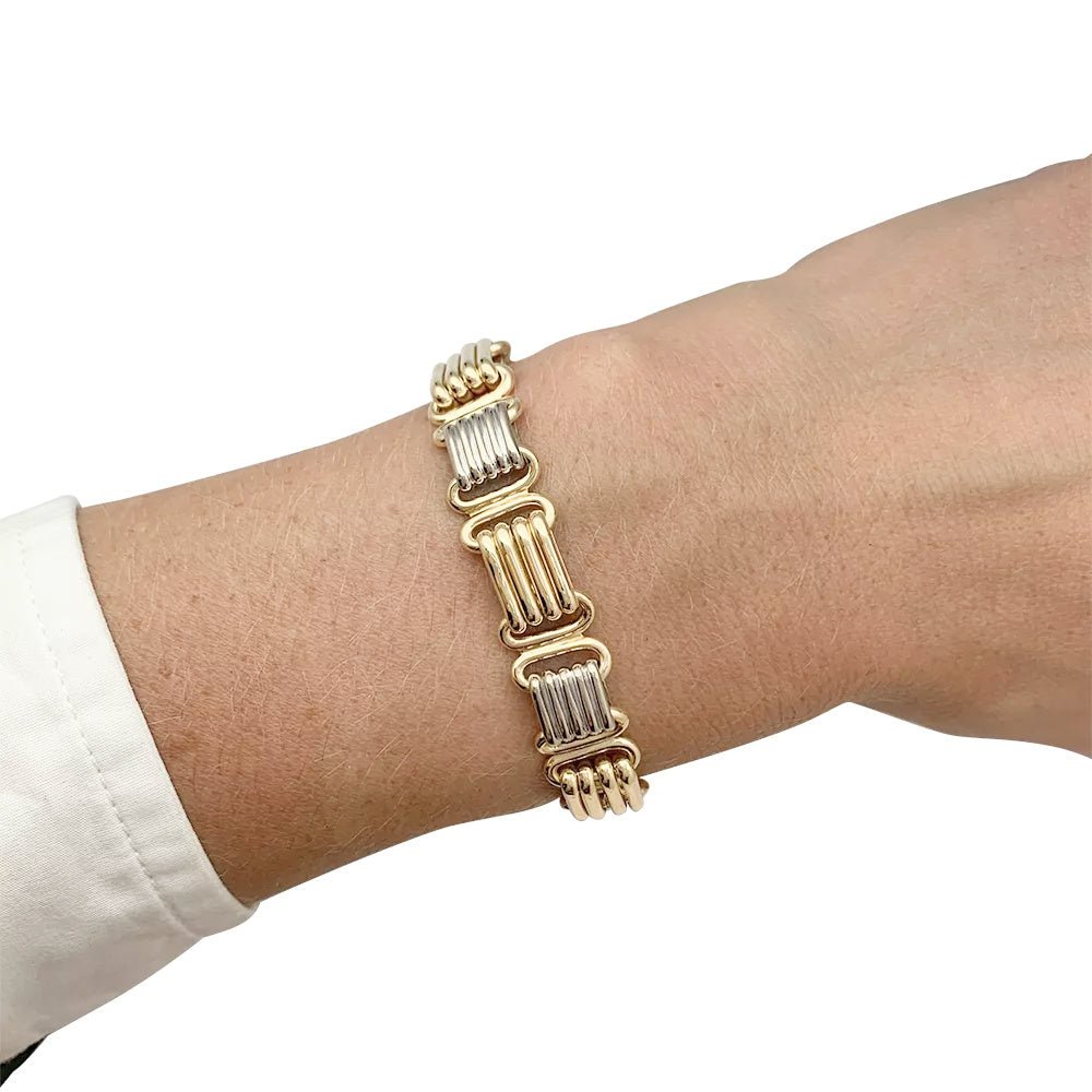 Bracelet Vintage deux ors - Castafiore