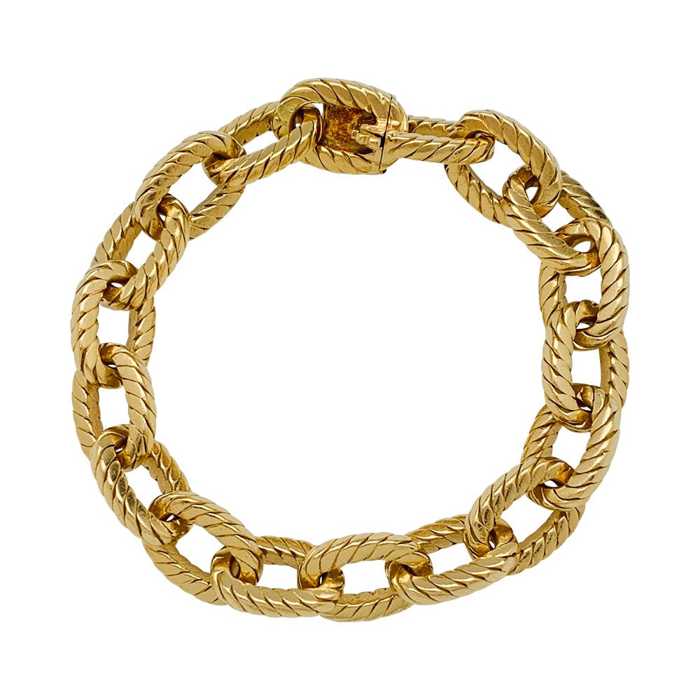 Bracelet vintage en or jaune - Castafiore