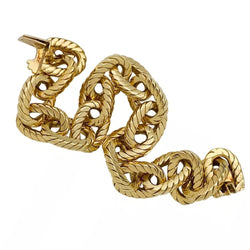 Bracelet vintage en or jaune - Castafiore