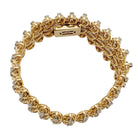 Bracelet vintage en or rose, platine et diamants - Castafiore