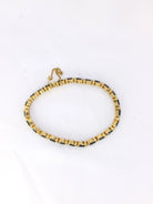 Bracelet vintage en or, saphirs taillés en poire et diamants - Castafiore