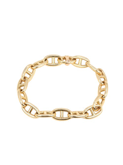 Bracelet vintage maille chaîne d’ancre en or jaune - Castafiore