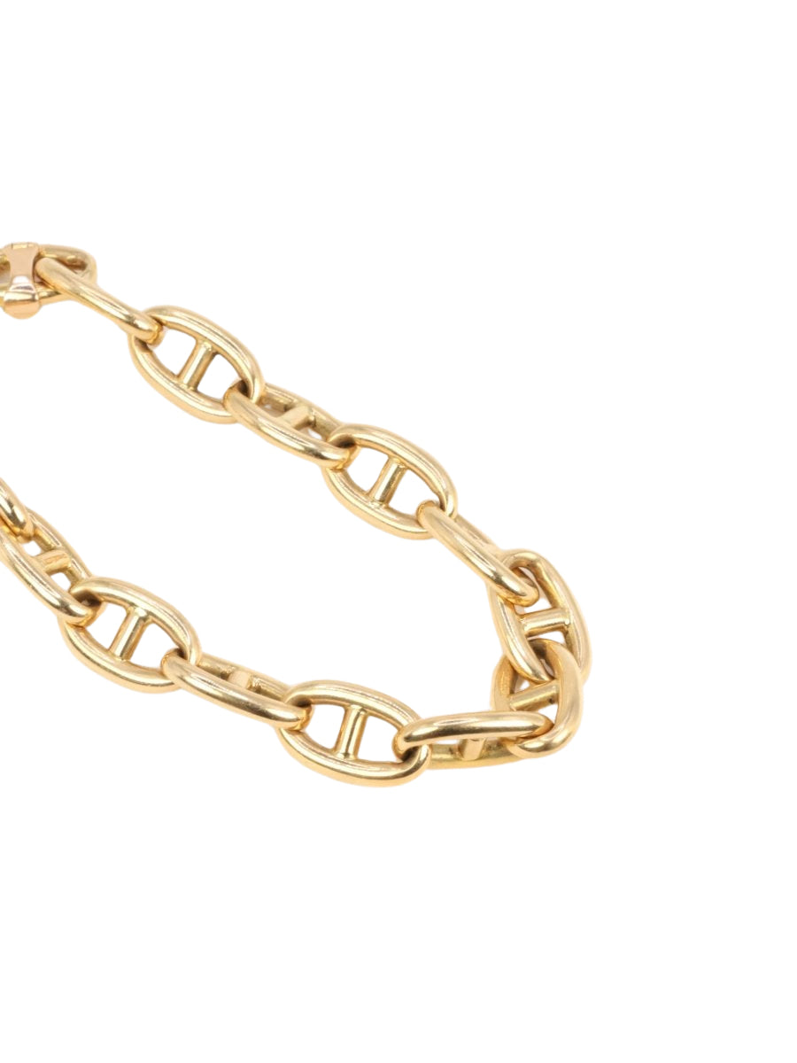 Bracelet vintage maille chaîne d’ancre en or jaune - Castafiore