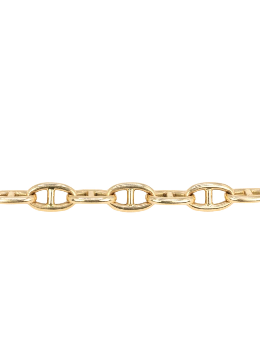 Bracelet vintage maille chaîne d’ancre en or jaune - Castafiore
