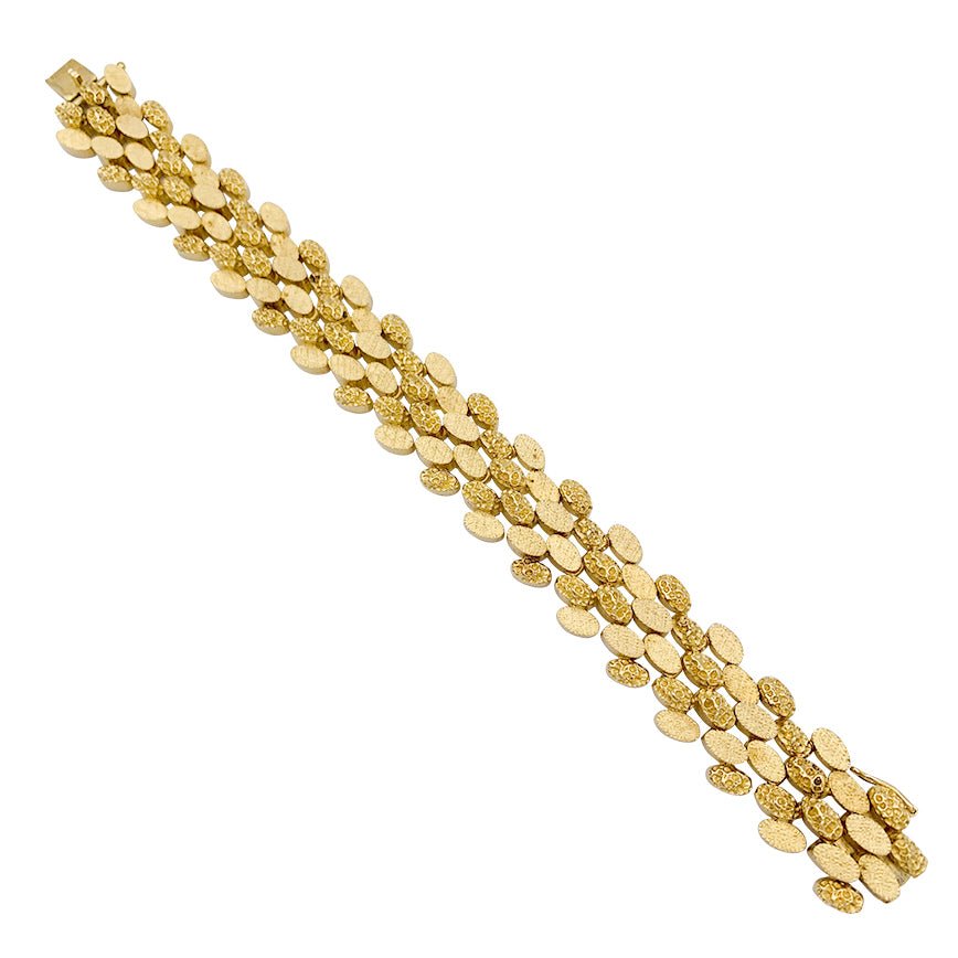 Bracelet vintage Mellerio en or jaune. - Castafiore