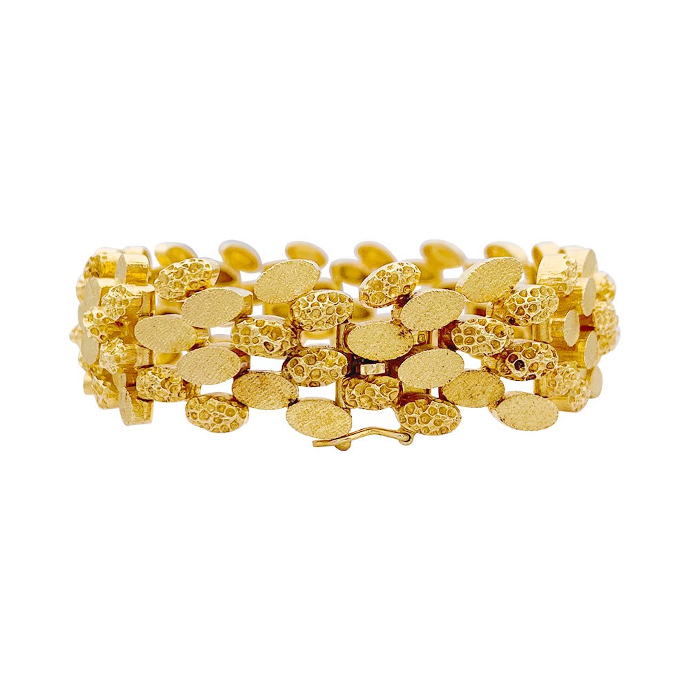 Bracelet vintage Mellerio en or jaune. - Castafiore