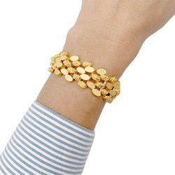Bracelet vintage Mellerio en or jaune. - Castafiore