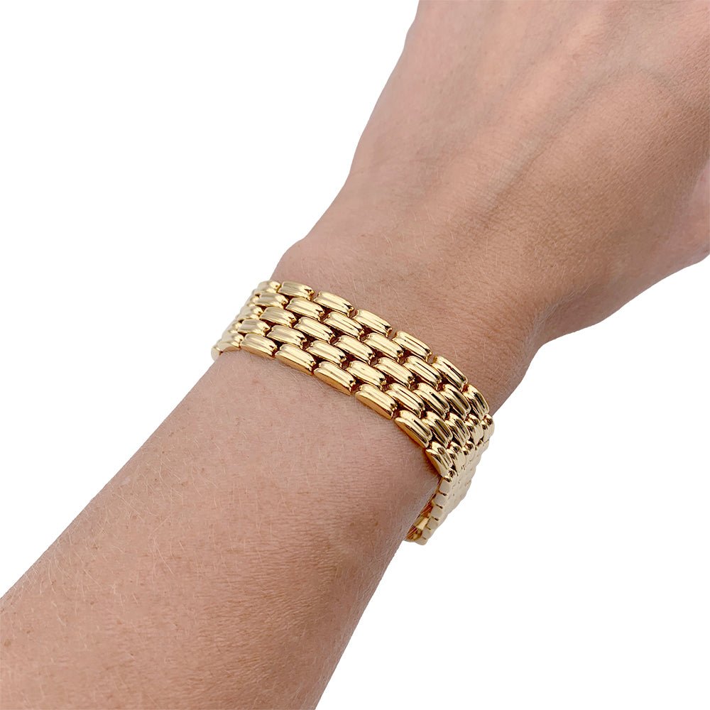 Bracelet vintage or jaune. - Castafiore