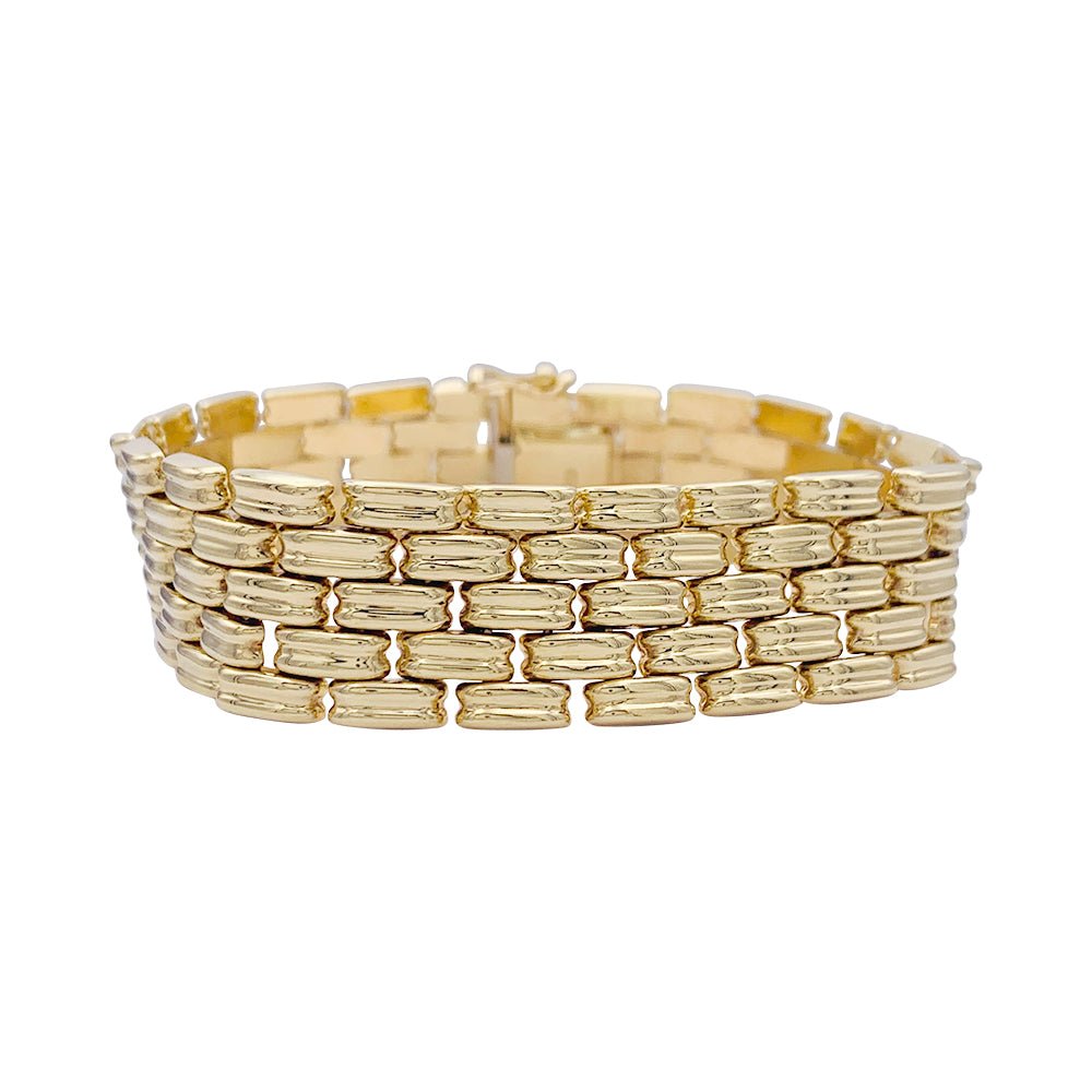 Bracelet vintage or jaune. - Castafiore