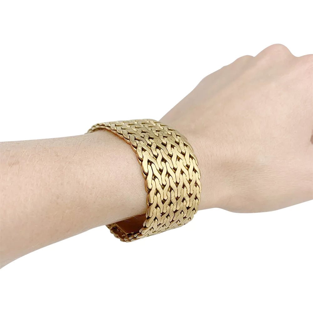 Bracelet vintage or jaune - Castafiore