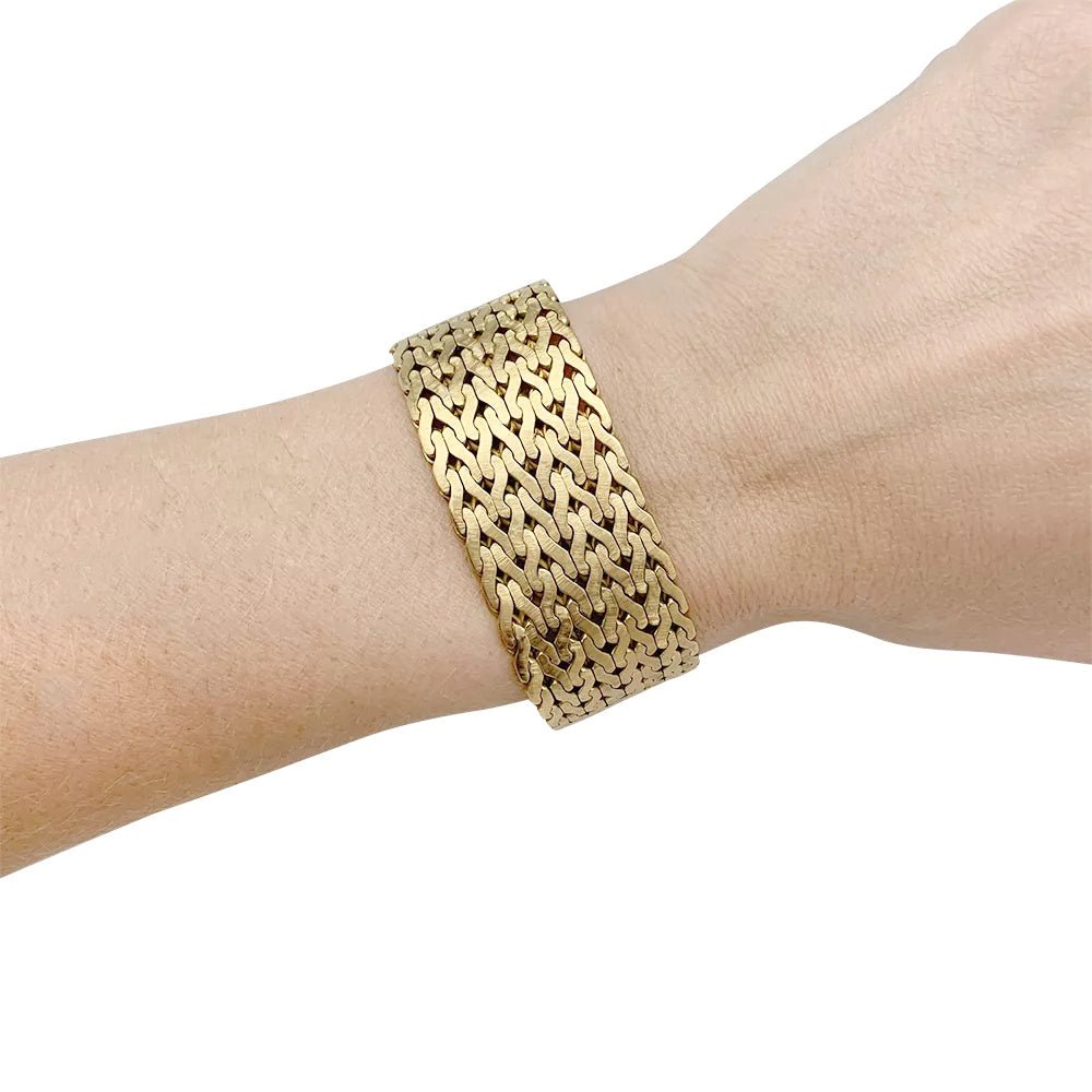 Bracelet vintage or jaune - Castafiore