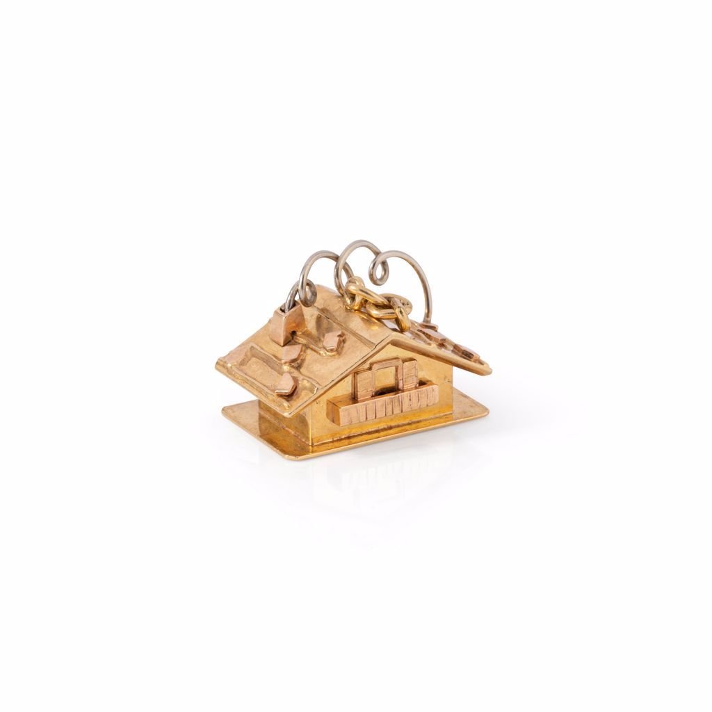 Breloque chalet en or - Castafiore