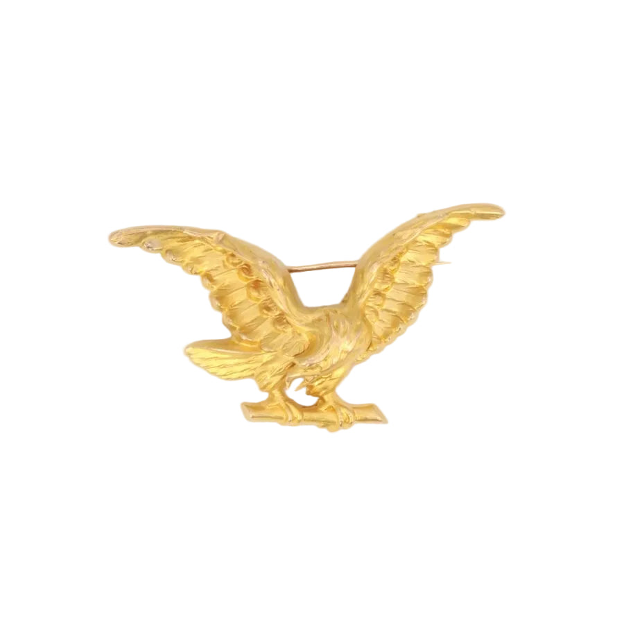 Broche Aigle Royal en Or - Fin du XIXe siècle - Castafiore