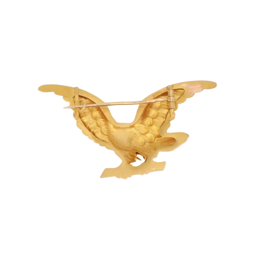 Broche Aigle Royal en Or - Fin du XIXe siècle - Castafiore