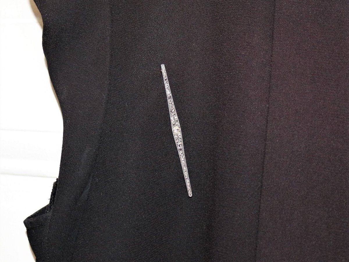 Broche-barrette Art Déco Diamants - Castafiore