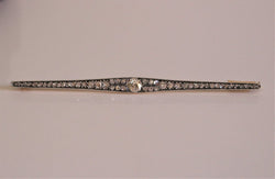 Broche-barrette Art Déco Diamants - Castafiore