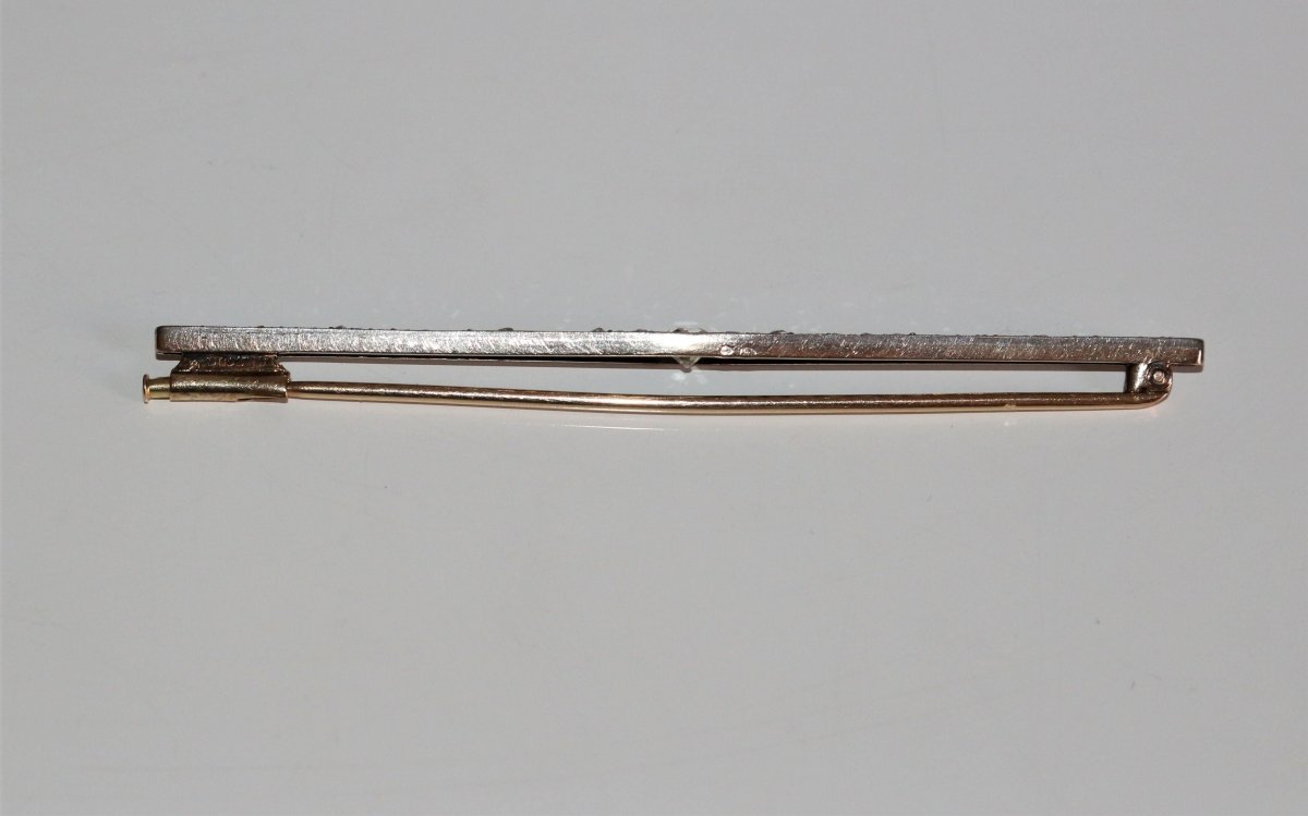 Broche-barrette Art Déco Diamants - Castafiore