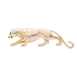 Broche Cartier, "Samantha", or jaune, émeraude et onyx. - Castafiore