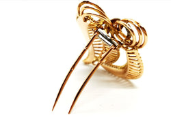 Broche en 2 ors et diamants - Castafiore