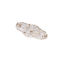 Broche en or gris et diamants - Castafiore