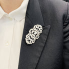 Broche en platine et diamants - Castafiore