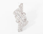 Broche en platine et diamants - Castafiore