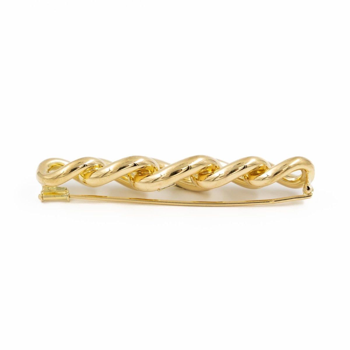 Broche Maille en or jaune - Castafiore
