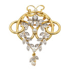 Broche Or jaune Perle - Castafiore