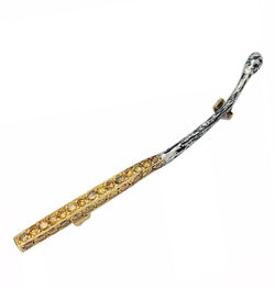 Broche Yuri Kuper, "Allumette", en or, argent et diamants - Castafiore