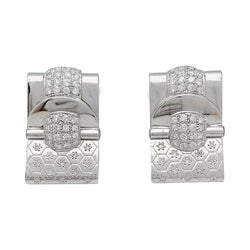 Broches Tank en or blanc et diamants - Castafiore