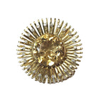 Brooch 18 k Yellow Gold- Sunburst - Castafiore