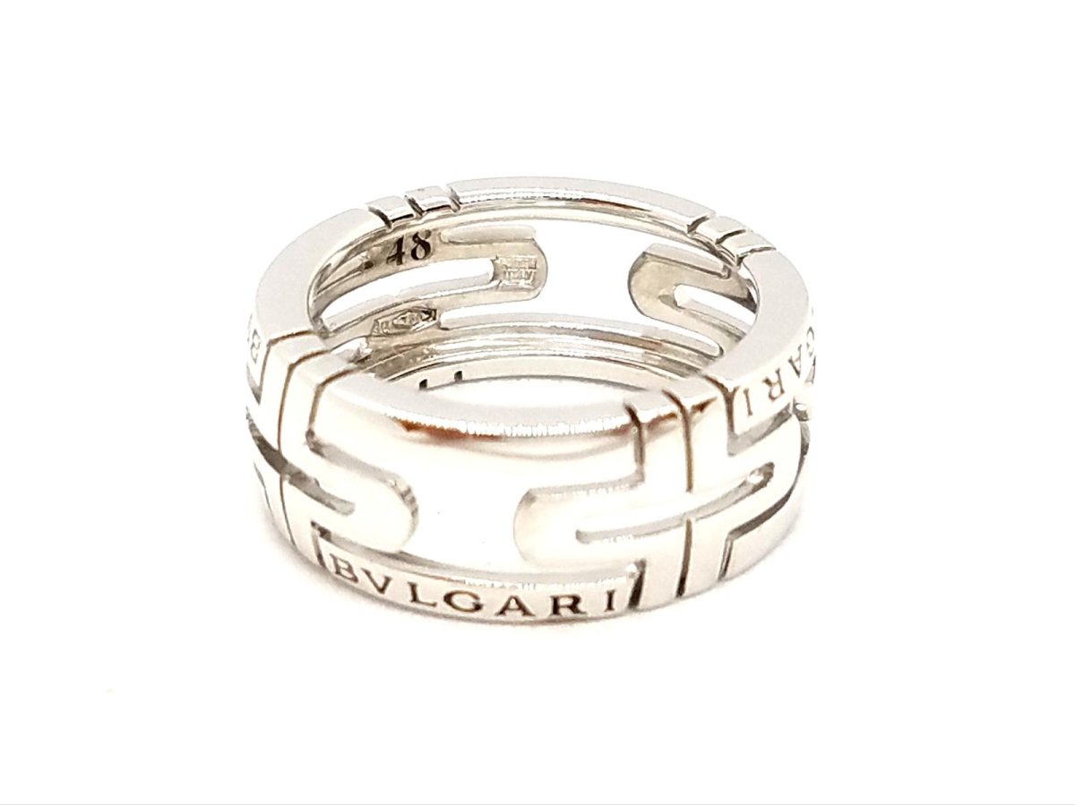 Bulgari Bague Parentesi Or blanc - Castafiore