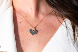 Bulgari Collier Coeur Cuore Or rose Diamant - Castafiore