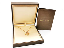 Bulgari Collier Coeur Cuore Or rose Diamant - Castafiore