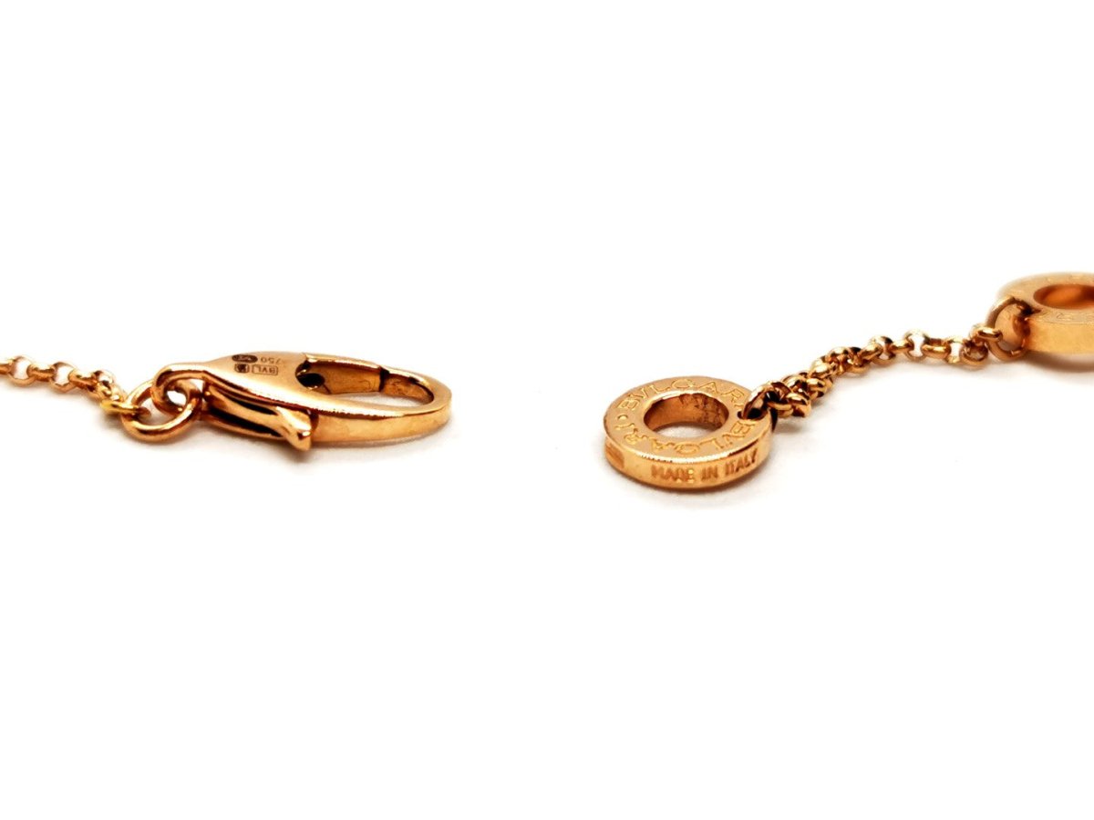 Bulgari Collier Coeur Cuore Or rose Diamant - Castafiore